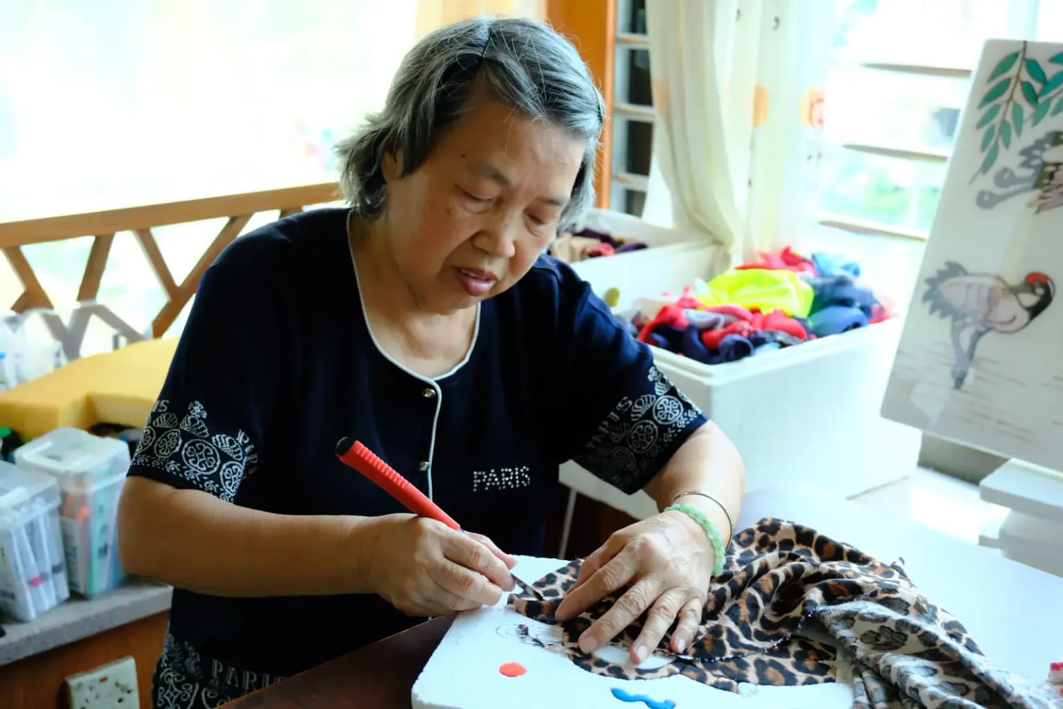 Grandma Luo — 4th-generation cloth mosaic artisan